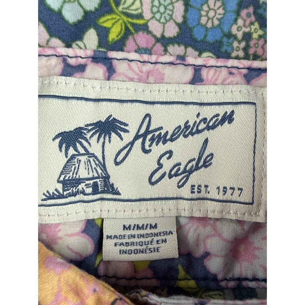 American Eagle Mixed Floral Patchwork Button Down… - image 3
